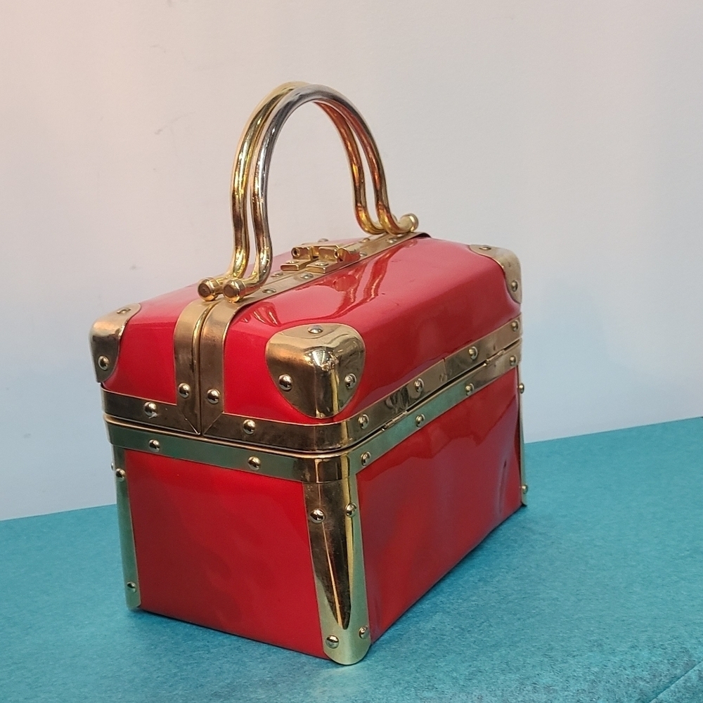 Bella Borsa Brass Vintage Trunk Bag